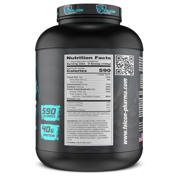 Falcon Pharma Anabolic Mass 6lbs chocolate flavour pack