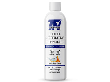 Total Nutrition L-carnitine 450 ML | 30 Servings | Tangy Orange Flavour