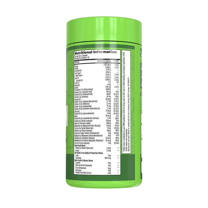 Hungry Muscles Multi-Vitamins 26 Vitamins Minerals Amino Acids Antioxidants 60 Capsules