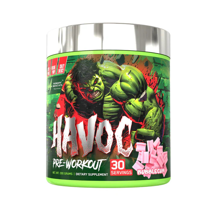 Hungry Muscles Havoc Pre-Workout 30 Servings 300Gm