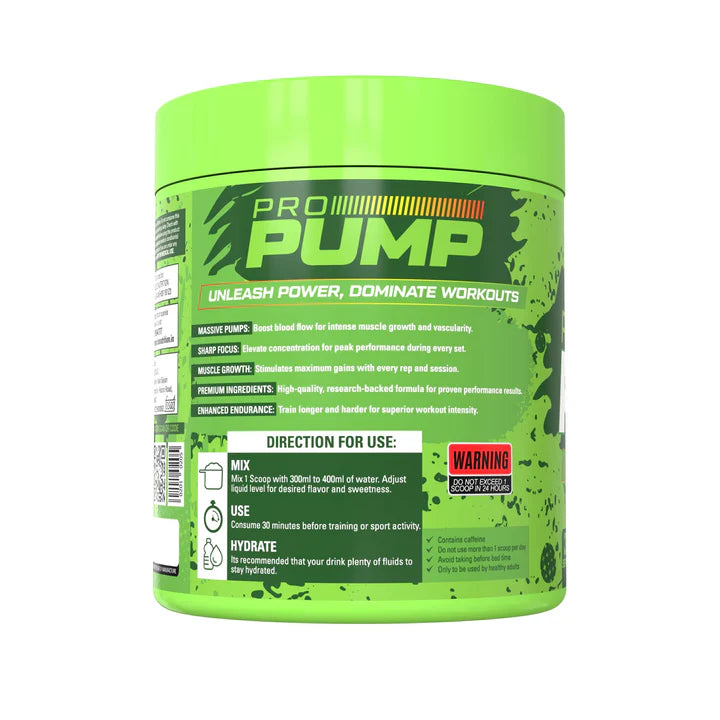 Hungry Muscles Pro-Pump Hardcore Pre-Workout Supplement – 30 Servings 300Gm