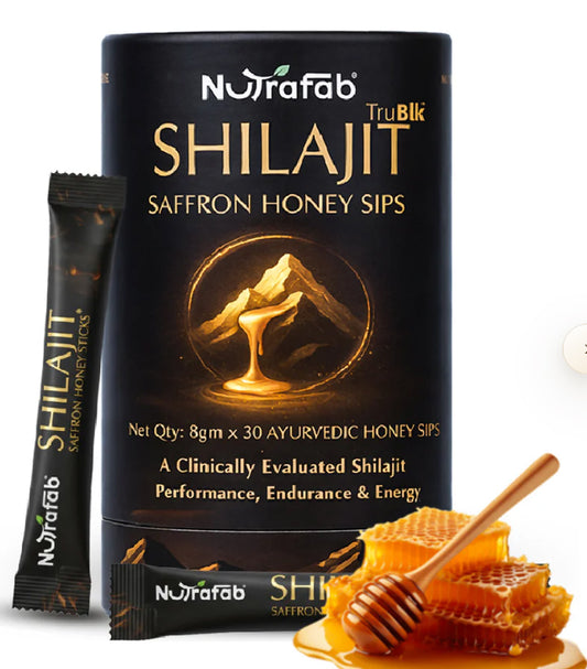 Nutrafab Shilajit Saffron Honey Sips