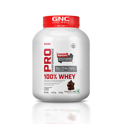 GNC Pro Performance 100% Whey Protein Powder 4 Lbs