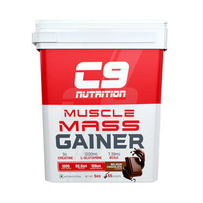 C9 Nutrition Muscle Mass Gainer 5Kg (Belgium Chocolate Flavour)