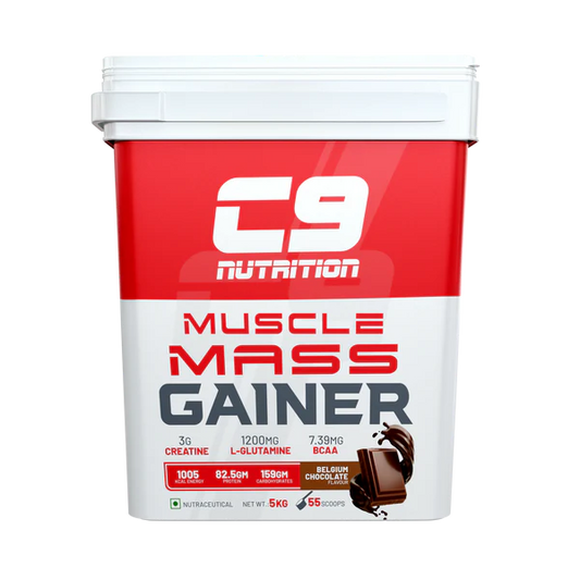 C9 Nutrition Muscle Mass Gainer 5Kg (Belgium Chocolate Flavour)
