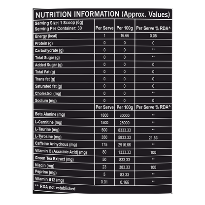 Muscle Trail Hardy Bull Ripped Pre-Workout 180g – 30 Servings