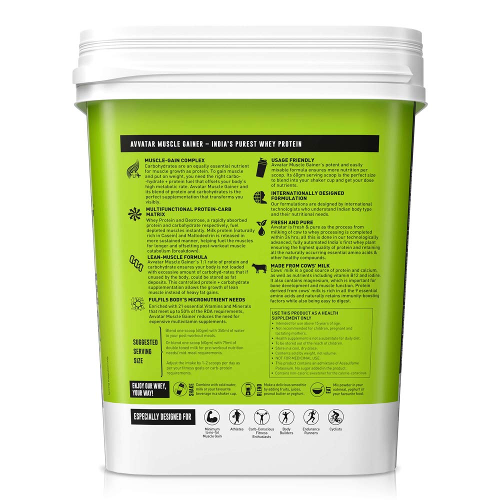 AVVATAR MUSCLE GAINER 4KG