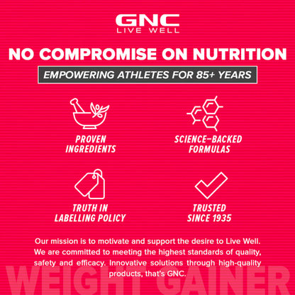 GNC Pro Performance Weight Gainer Weight Gainers/Mass Gainers  (3kg, Double Chocolate)