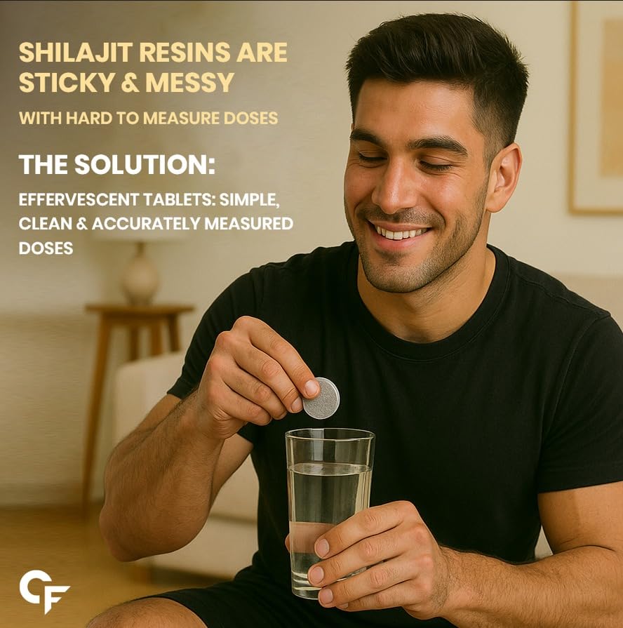 Shilajit Gold Effervescent Tablets 750 mg | 15 Tablets
