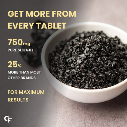 Shilajit Gold Effervescent Tablets 750 mg | 15 Tablets