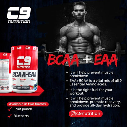 C9 Nutrition BCAA-EAA 300Gm