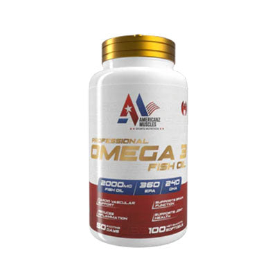 AMERICANZ MUSCLES OMEGA-3 FISH OIL 100 SOFTGELS-1