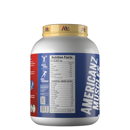 AMERICANZ MUSCLES WHEY PROTEIN 5LBS-3