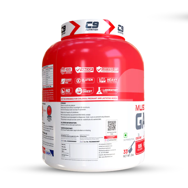 High-Calorie Protein Gainer C9 Nutrition 5Kg