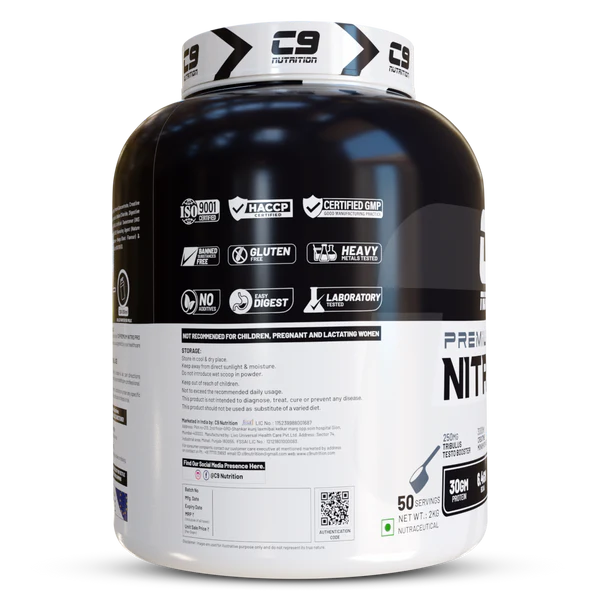 C9 Nutrition Nitro Pro L-Glutamine Whey Protein 2kg-2