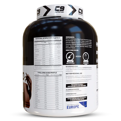 C9 Nutrition Nitro Pro L-Glutamine Whey Protein 2kg-3