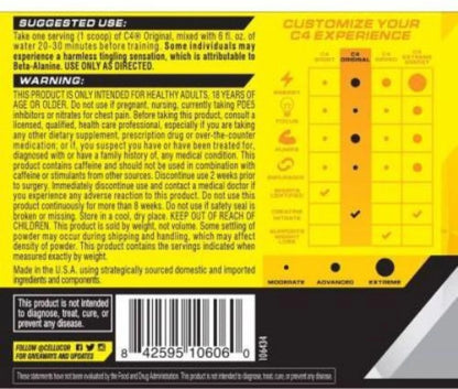 CELLUCORE C4 ORIGINAL PRE - WORKOUT 60 SERVING-3