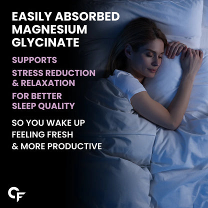 Carbamide Forte Chelated Magnesium Glycinate Citrate Oxide Supplement | Magnesium Supplement Supports Bones Muscles & Nerves 1382.91mg Per Serving - 60 Veg Tablets.