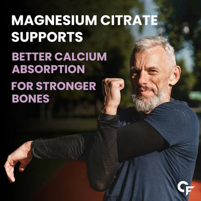 Carbamide Forte Chelated Magnesium Glycinate Citrate Oxide Supplement | Magnesium Supplement Supports Bones Muscles & Nerves 1382.91mg Per Serving - 60 Veg Tablets.