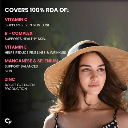 Carbamide Forte 100% Veg Collagen Builder, 90 Tablets | Plant Based Collagen Support Supplement for Skin & Hair-3