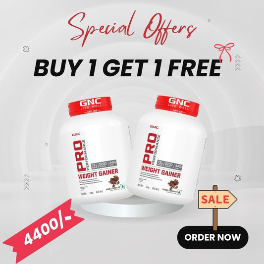GNC Pro Performance Weight Gainer 3kg | Double Chocolate Offers