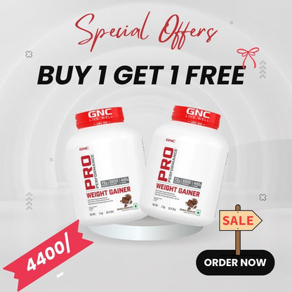 GNC Pro Performance Weight Gainer 3kg | Double Chocolate Offers