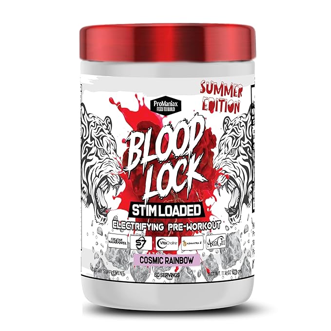 Blood Lock Pre-Workout Powder for Energy & Focus
