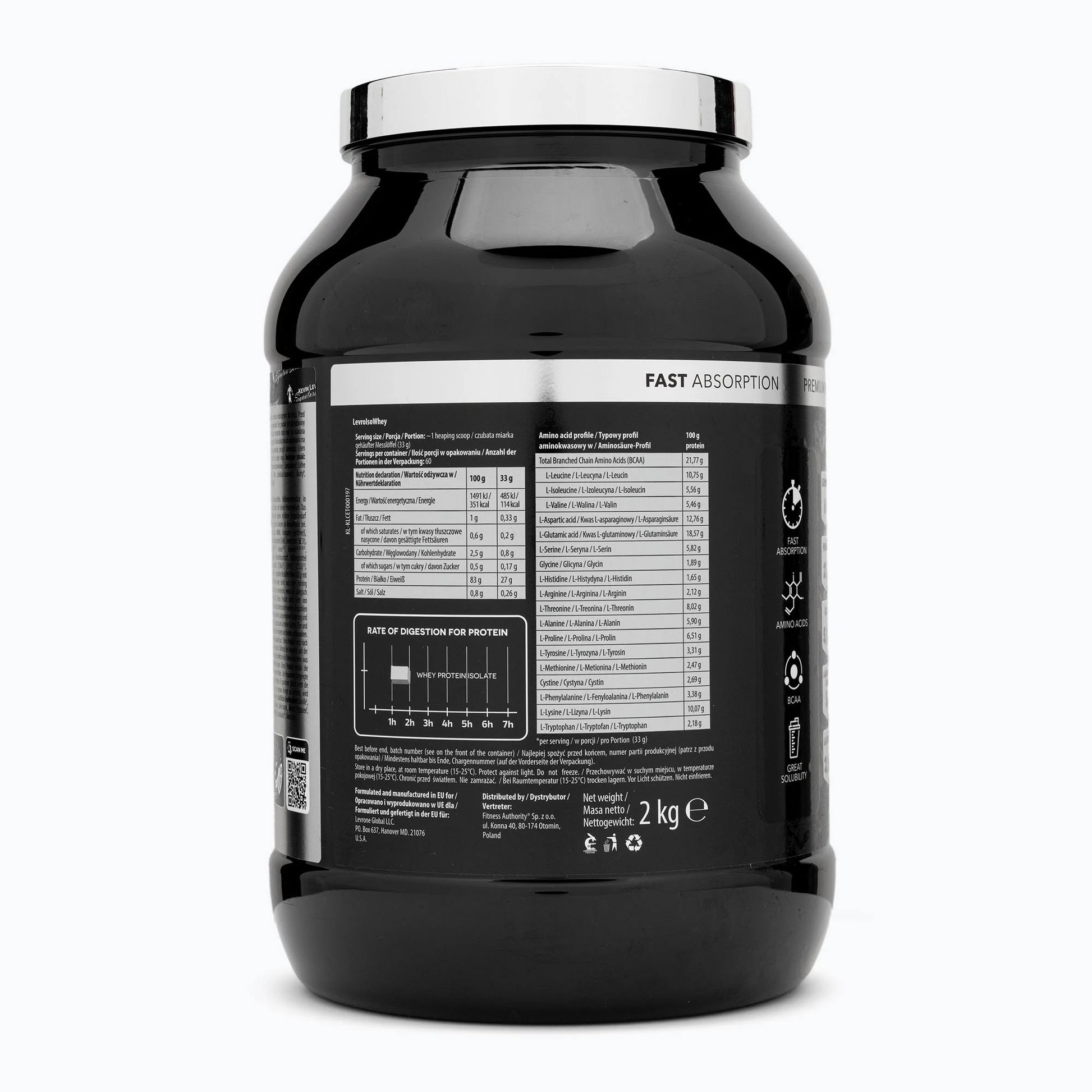 Kevin Levrone Levro Iso Whey Protein 2kg-3