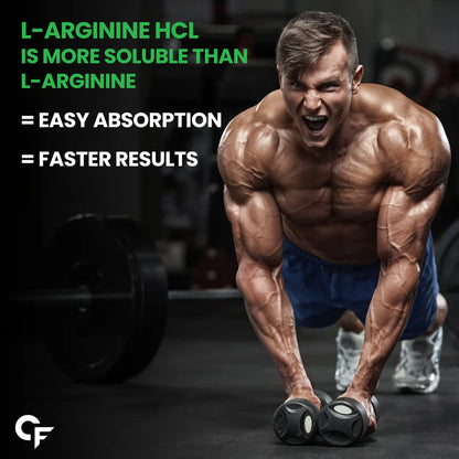 Carbamide Forte L Arginine 1000mg Supplement | Supports Nitric Oxide Production | Nitric Oxide supplements For Men and women | Extra Strength | Muscle relaxation | 120 Veg Capsules