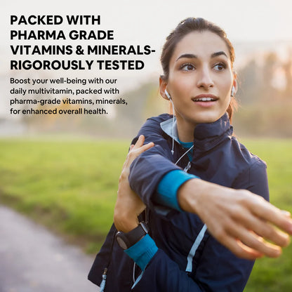 Carbamide Forte Multivitamin Tablets for Men and Women with Probiotics Supplement- 60 Veg Tablets