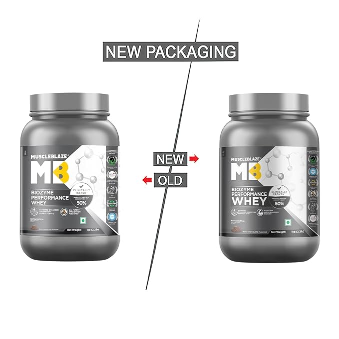 MuscleBlaze Biozyme Performance Whey 2.2lb-3