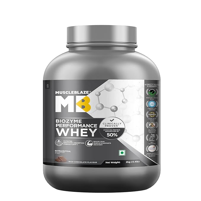 MuscleBlaze Biozyme Performance Whey 4.4lb-1