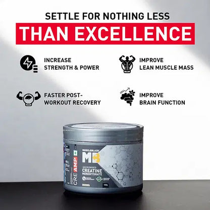MuscleBlaze Micronised Creatine Monohydrate CreAMP Powder-2