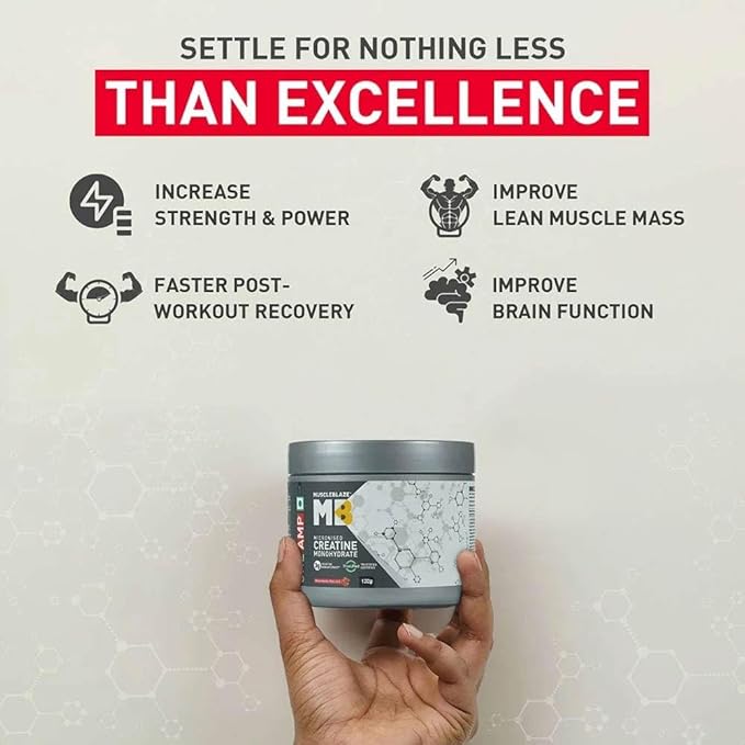 MuscleBlaze Micronised Creatine Monohydrate CreAMP Powder-5