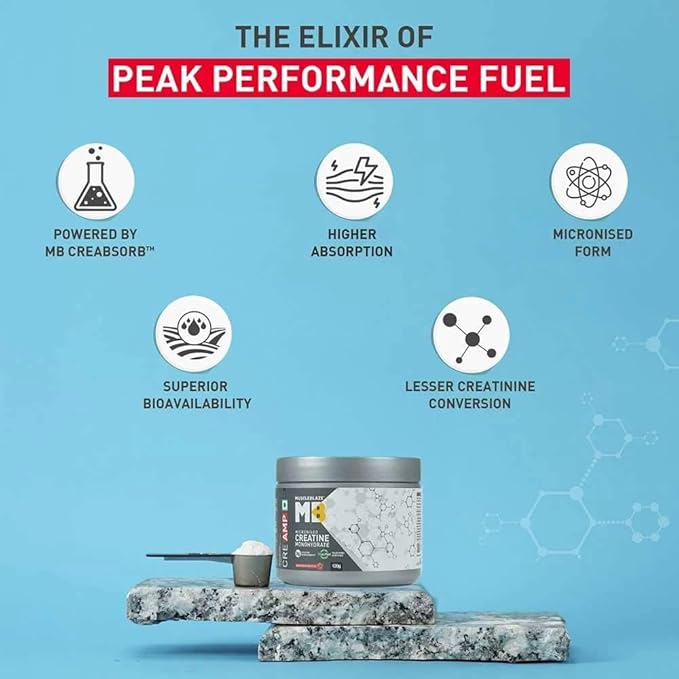 MuscleBlaze Micronised Creatine Monohydrate CreAMP Powder-6