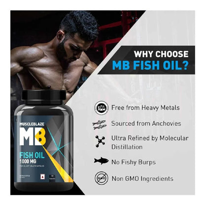 MuscleBlaze Omega 3 Fish Oil 90 Capsules 1000Mg-5