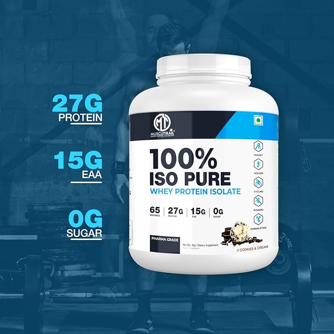 Muscle Trail 100% ISO Pure Whey Protein Isolate 2kg-2