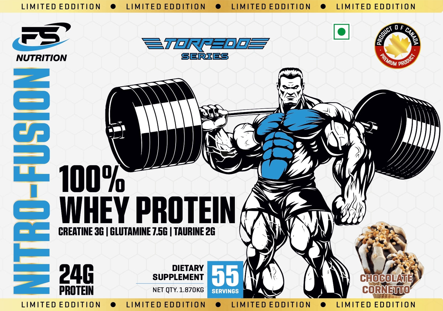 FS NUTRITION NITRO FUSION WHEY PROTEIN