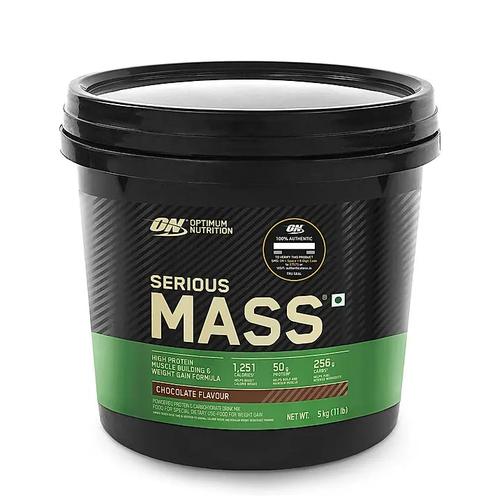 Optimum Nutrition Serious Mass Weight Gainer – Chocolate Flavour, High-Calorie Protein Supplement-6