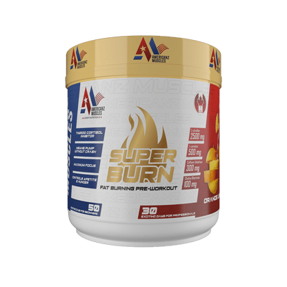 American Muscles Super Burn Fat Burning Pre Workout 300Gm – Energy & Fat Loss Formula
