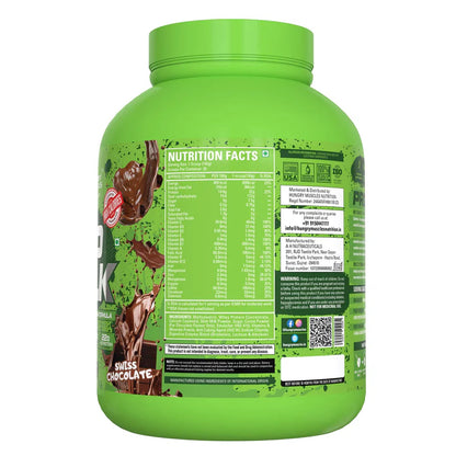 Hungry Muscles Pro Bulk - Weight Gainer 20 Servings 3KG (6.6LBS) Swiss Chocolate Flavour