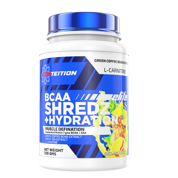 Proteition Elite BCAA Shredz+Hydration | Powerful Intra Workout | 7g BCAA+SAA | 300Gm-5
