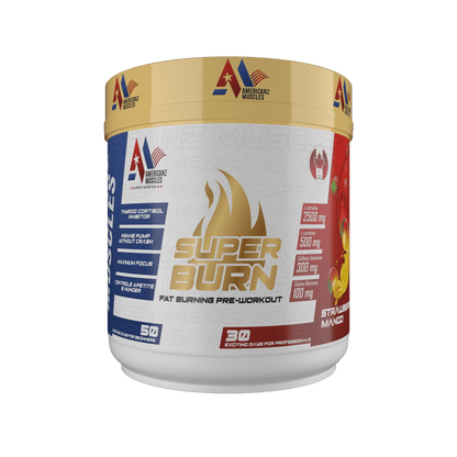 American Muscles Super Burn Fat Burning Pre Workout 300Gm – Energy & Fat Loss Formula