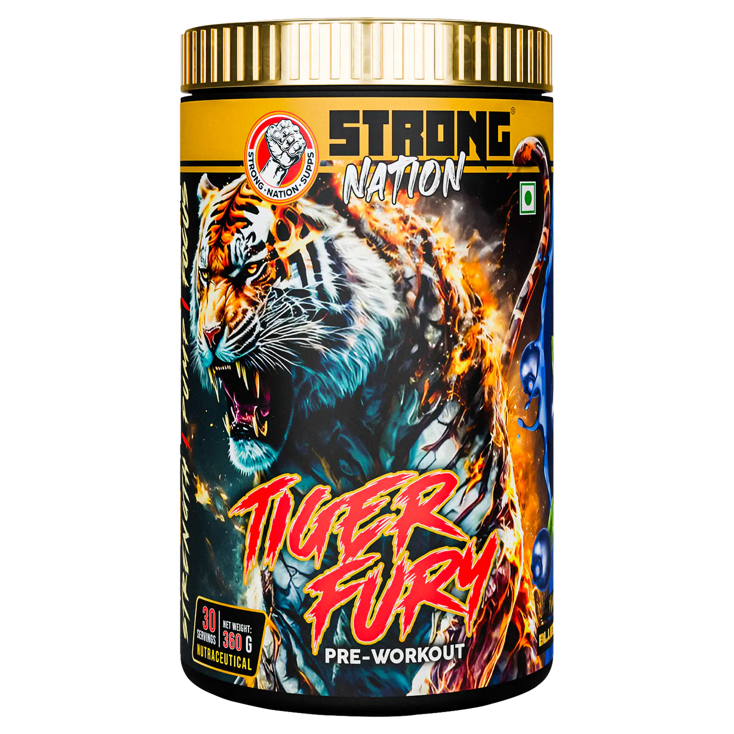 Strong Nation Tiger Fury Pre Workout