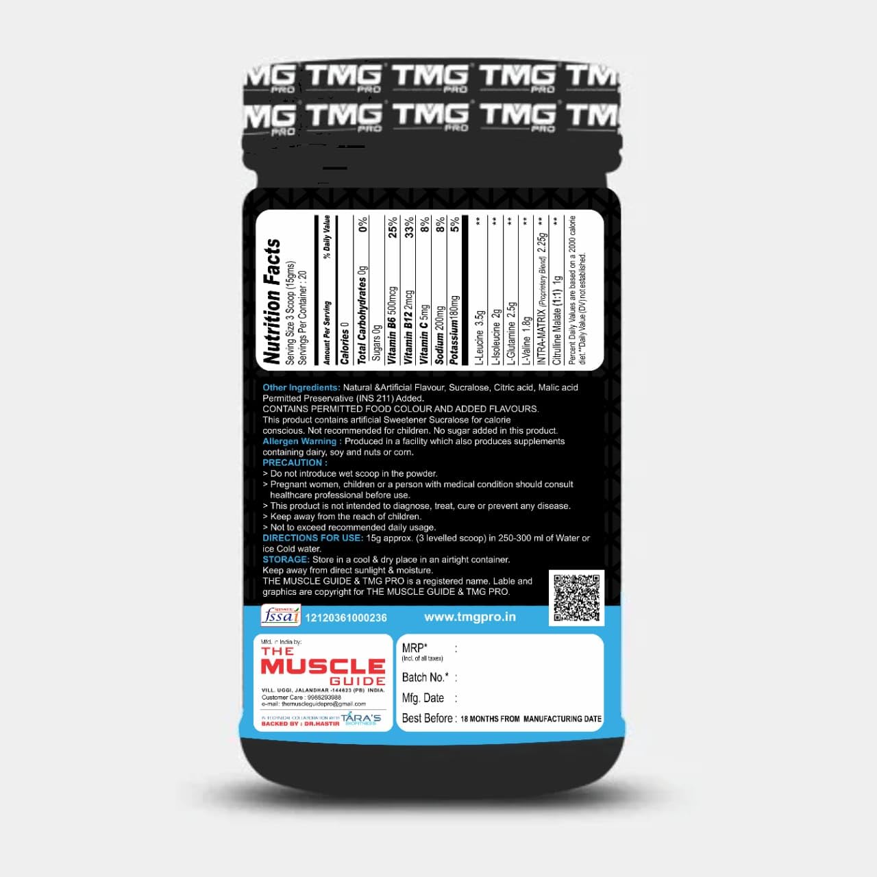 TMG PRO BCAA 3:1:2 300GM