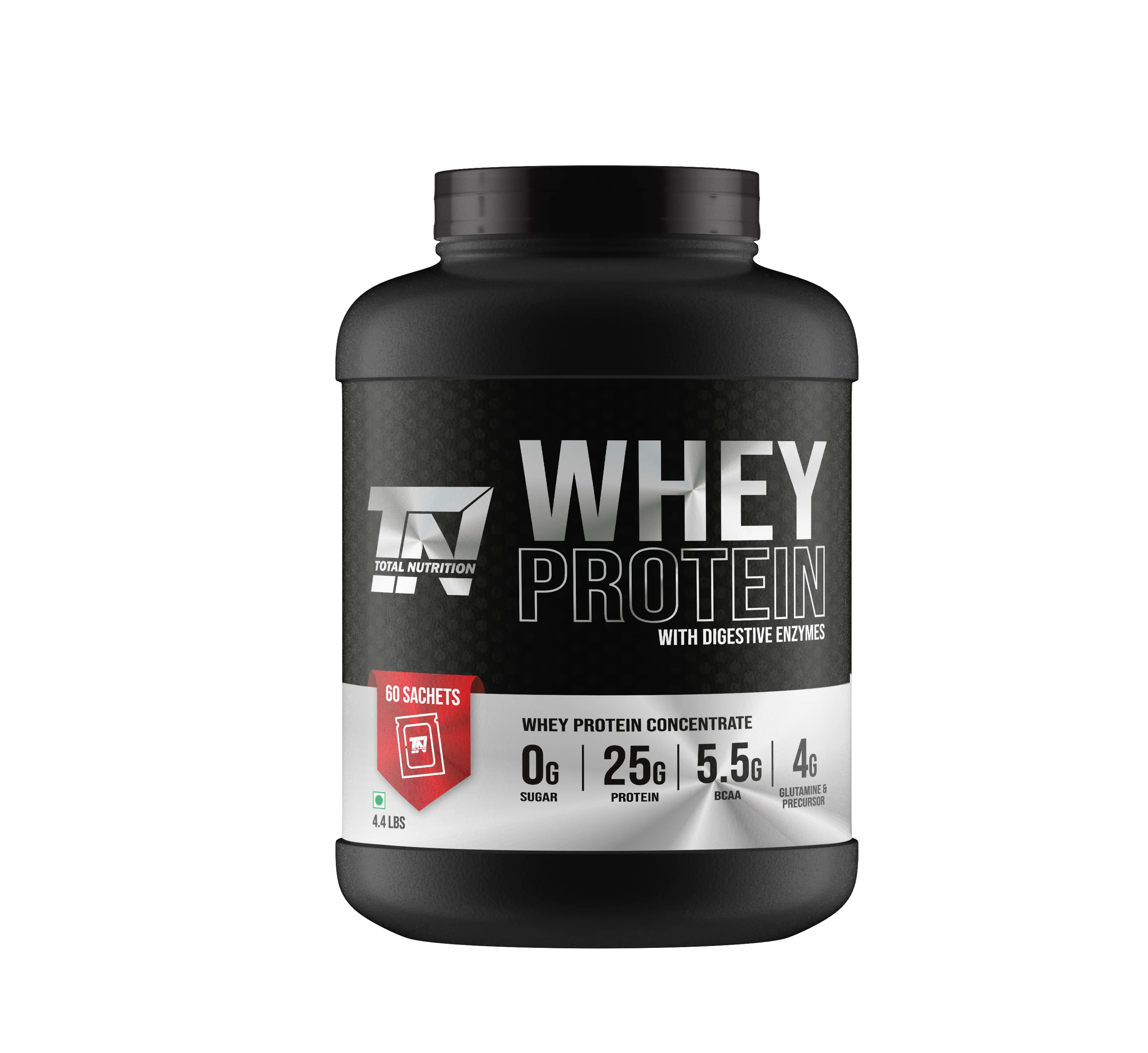 Total Nutrition Whey Protein Concentrate 4.4Lb