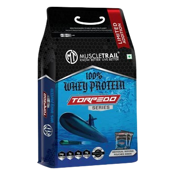 Muscle Trail 100% Whey Protein Powder Torpedo 2.04Kg