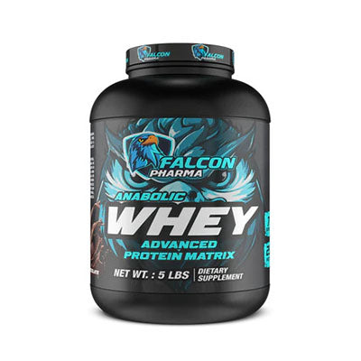 Falcon Pharma Anabolic Whey – Advanced Protein Matrix for Lean Muscle 5Lbs Chocolate Flavour