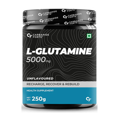 Carbamide Forte L Glutamine Powder | Glutamine Supplement for Men | Unflavored - 250 Grams