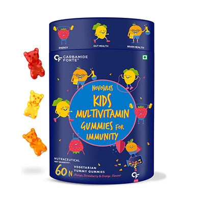 Carbamide Forte Multivitamin Gummies For Kids | Multivitamin For Kids With 20 Nutrients | Kids Multivitamin Gummies With Superfoods | Multi Vitamin Gummies Kids For 4-6 Years | Kids Gummies With 60 Gummy Bear